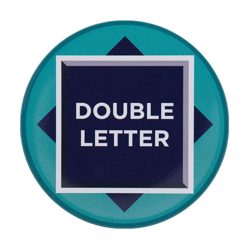 SCRABBLE - 4 Embossed Metal Coasters
