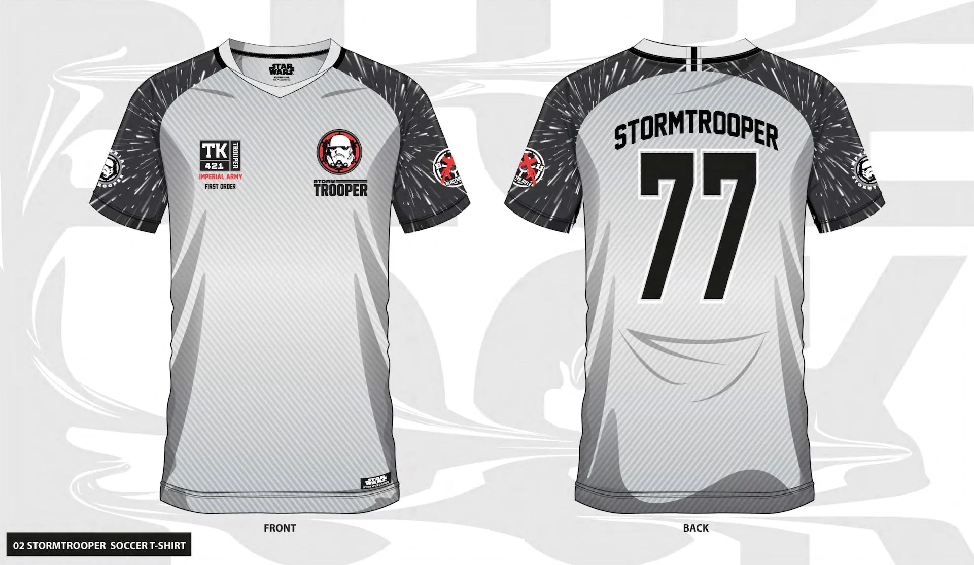 STAR WARS - Stormtrooper 77 - Soccer Jersey Men (L)