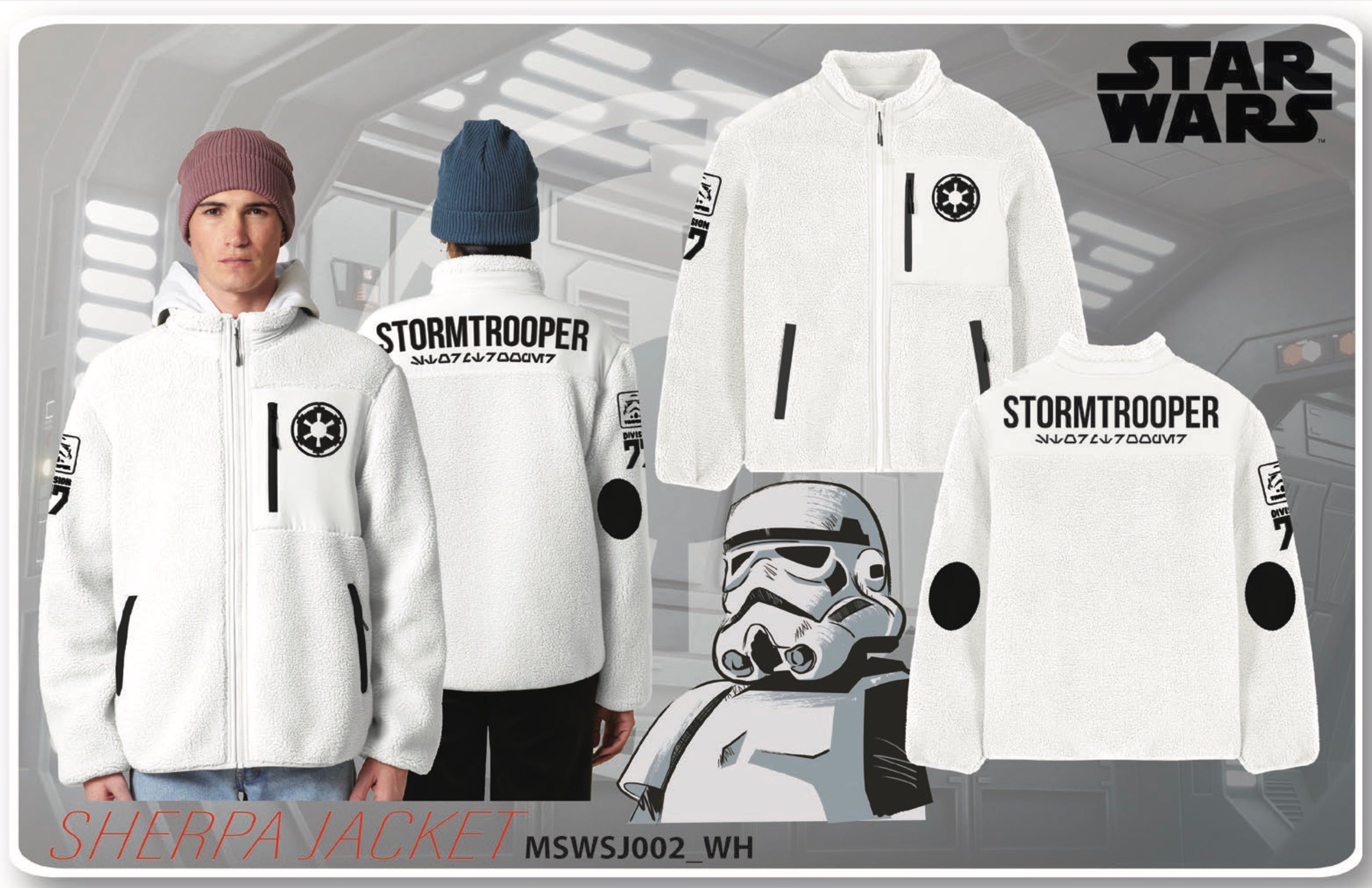STAR WARS - Stormtrooper - Sherpa Jacket (L)