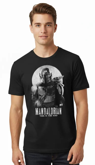 MANDALORIAN & GROGU - This is the way - T-Shirt (L)