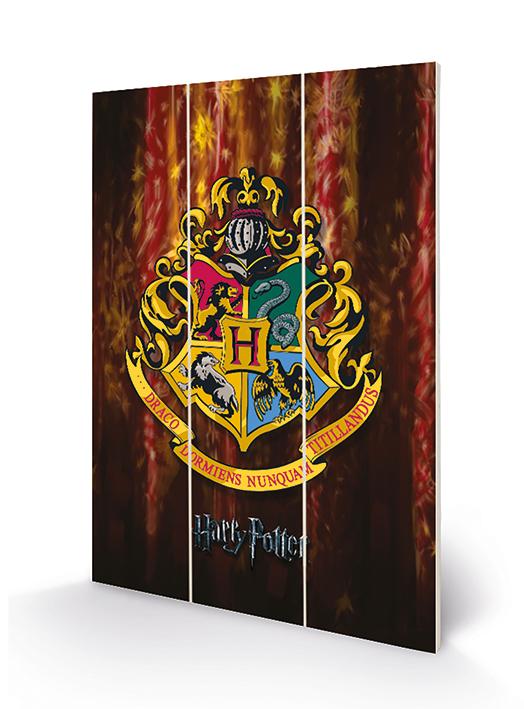 HARRY POTTER - Wood Print 20x29.5 - Hogwarts Crest