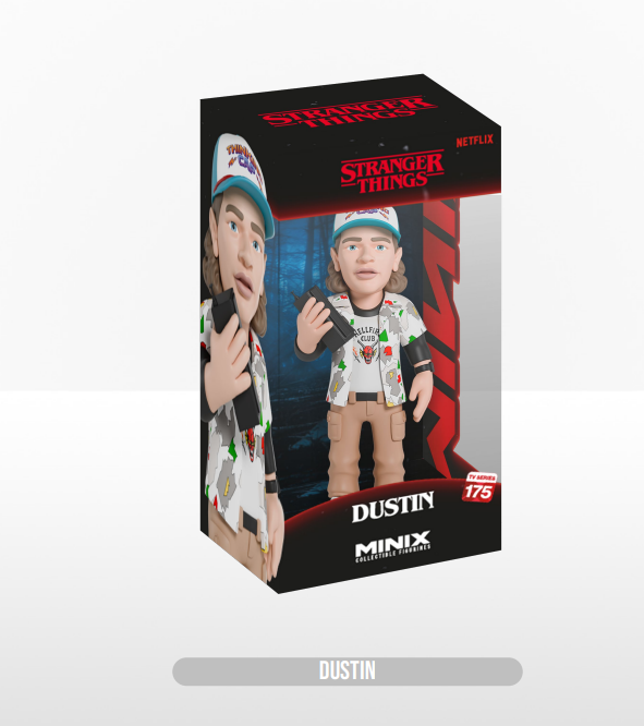 STRANGER THINGS - Dustin Hellfire - Figure Minix 12cm