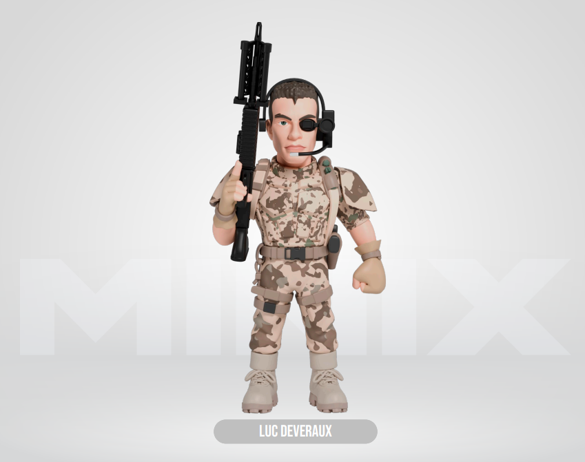 UNIVERSAL SOLDIER - Luc Deveraux - Figure Minix 12cm
