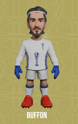 ITALY - Buffon - Figure Minix World Legends Cup 12cm