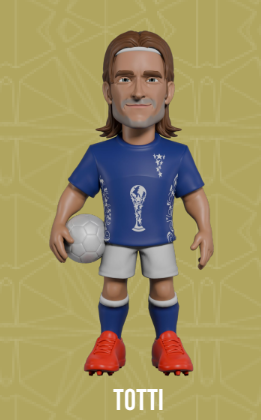 ITALY - Totti - Figure Minix World Legends Cup 12cm