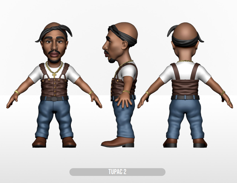 TUPAC - New York Times 1996 - Figure Minix 12cm