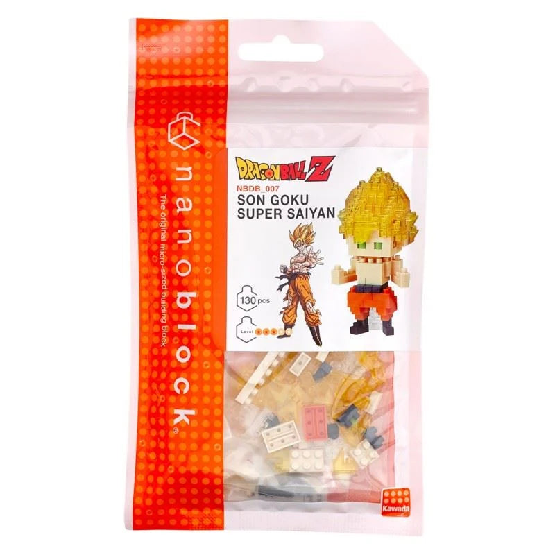 DRAGON BALL - Son Goku Super Saiyan - Figure Nanoblock 10cm