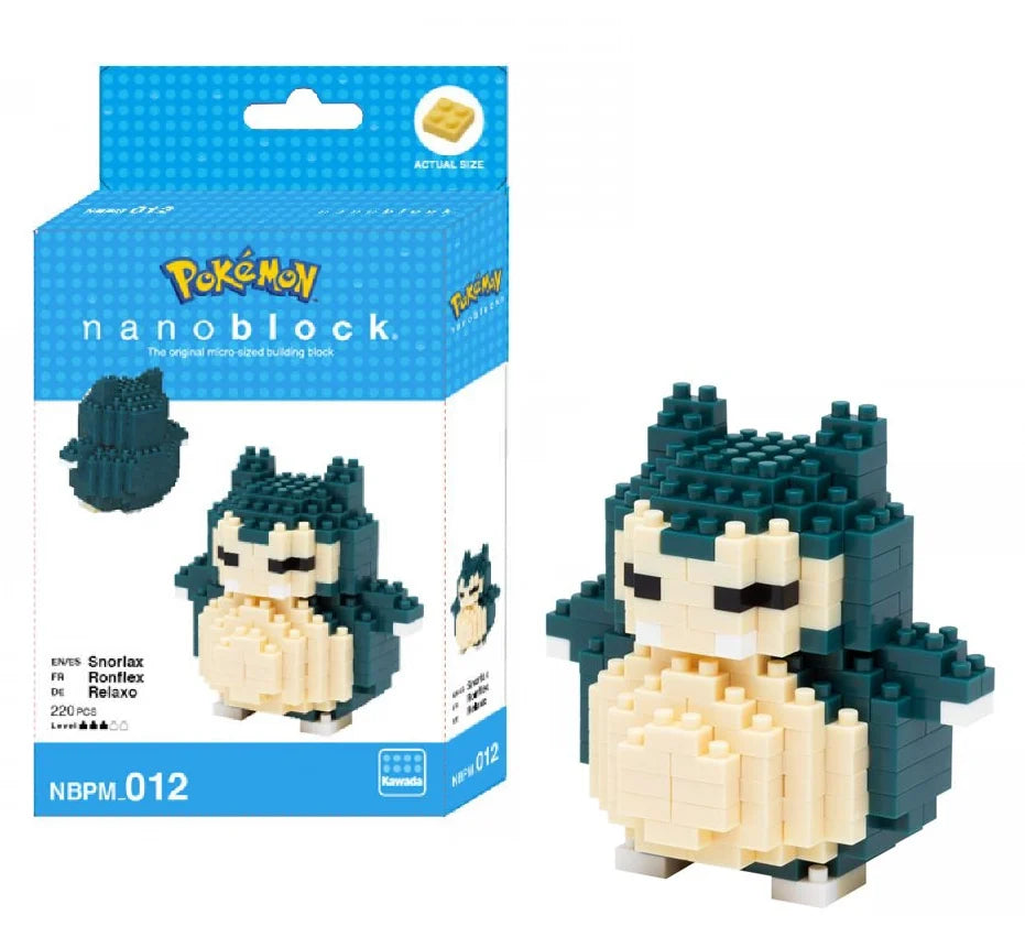 POKEMON - Snorlax - Figure Nanoblock 10cm