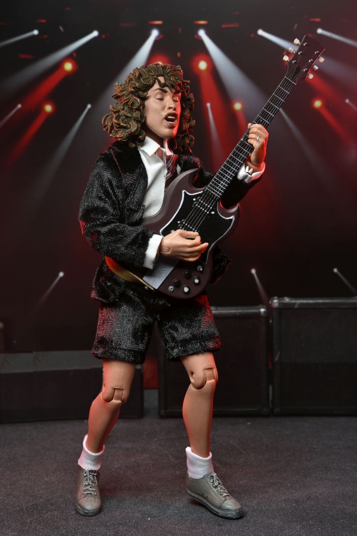 AC-DC – Angus Young „Highway To Hell“ – Bekleidete Figur 20 cm