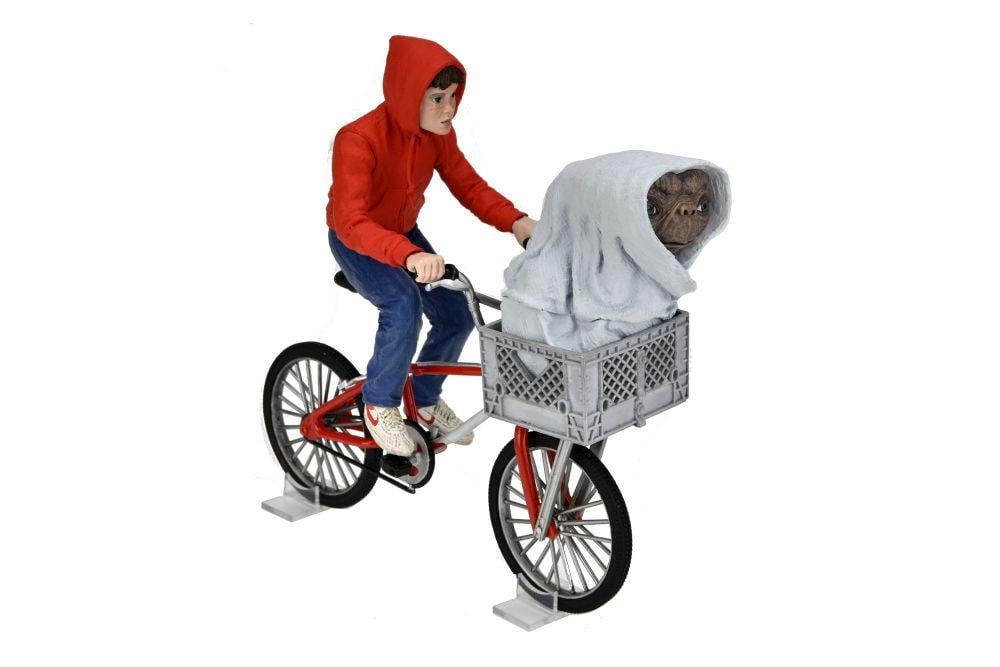 ET – Elliot und ET auf dem Fahrrad – Figur 40. Jahrestag 18 cm