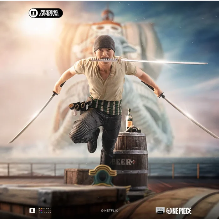 ONE PIECE NETFLIX  - Zoro - Statue Art Scale 1/10 19.2cm