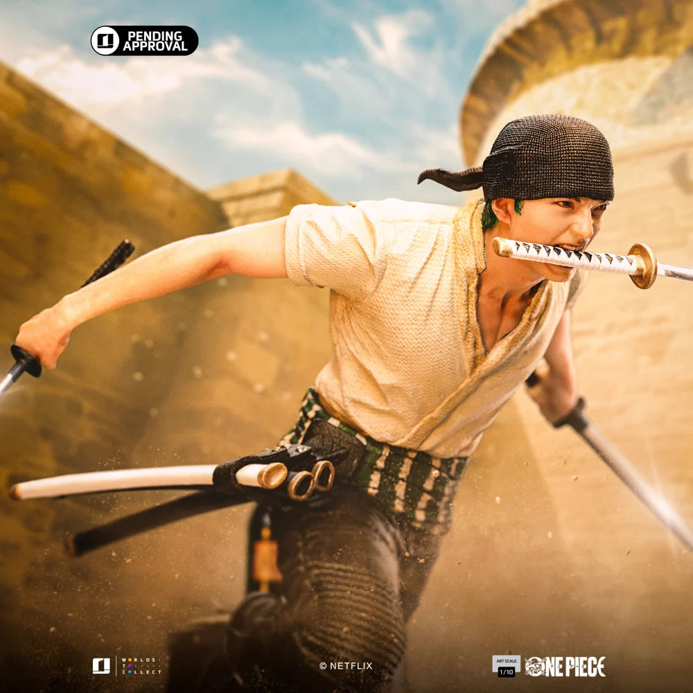 ONE PIECE NETFLIX  - Zoro - Statue Art Scale 1/10 19.2cm