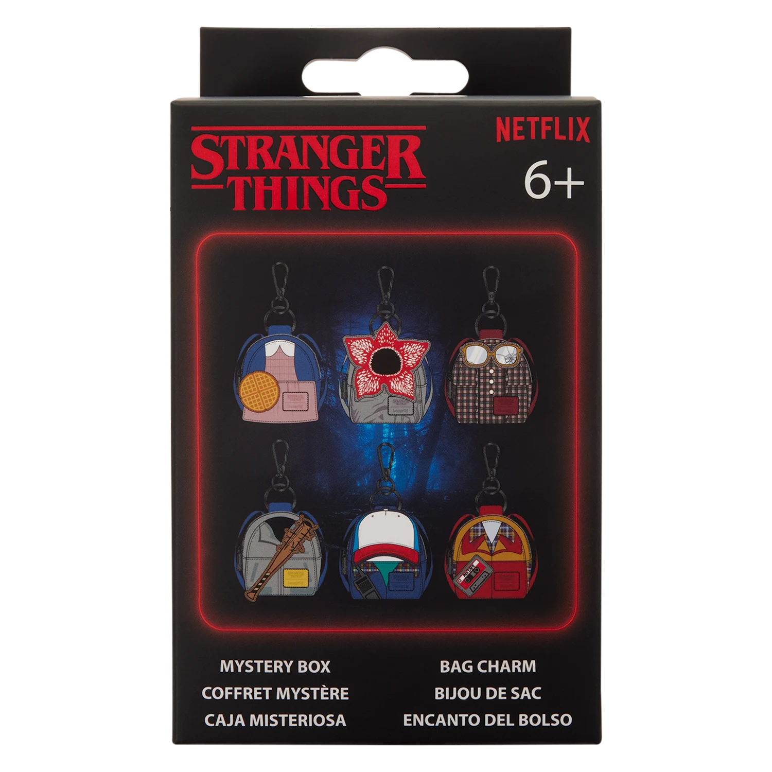 STRANGER THINGS - Mini Backpack Bag Charm Loungefly Mystery Box