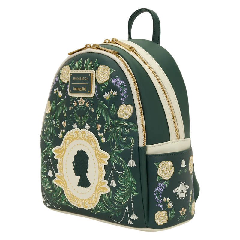 BRIDGERTON - Silhouette floral - Mini Backpack LoungeFly