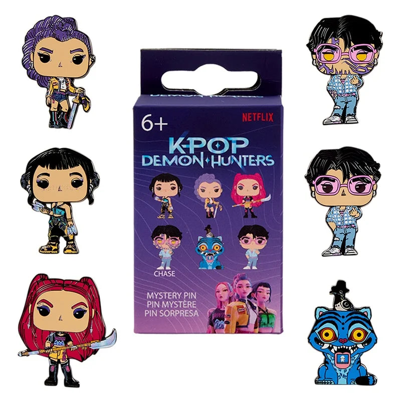 K-POP DEMON HUNTERS - Funko Blind Box Enamel Pins