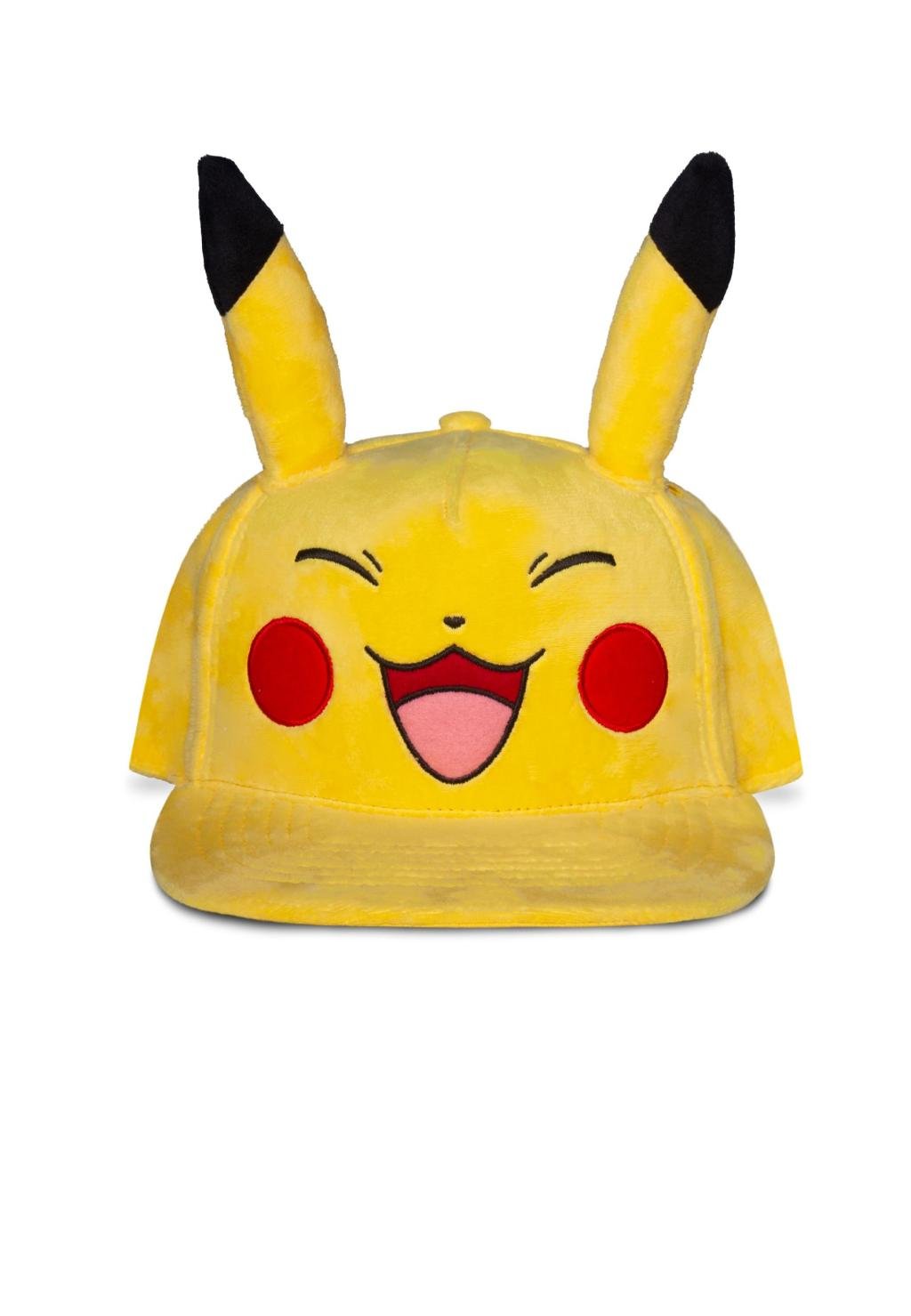 POKEMON - Pikachu Extremely Happy - Plush Premium Snapback