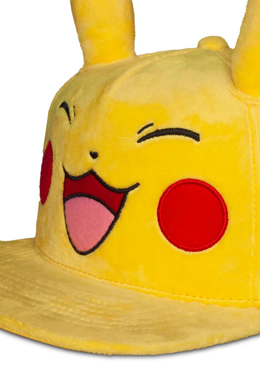 POKEMON - Pikachu Extremely Happy - Plush Premium Snapback