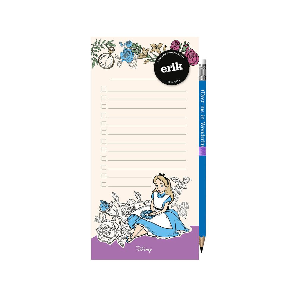 ALICE - Magnetic Shopping List + Pencil
