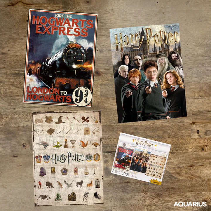 HARRY POTTER - Hogwarts - 3 Puzzle 500P