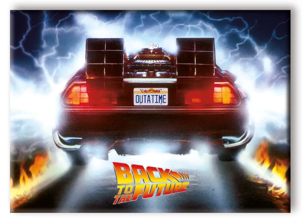 BACK TO THE FUTURE - OUTATIME - Magnet 6.3x8.9cm