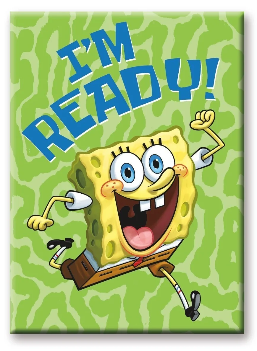 SPONGEBOB SQUAREPANTS - I'm Ready - Magnet 6.3x8.9cm