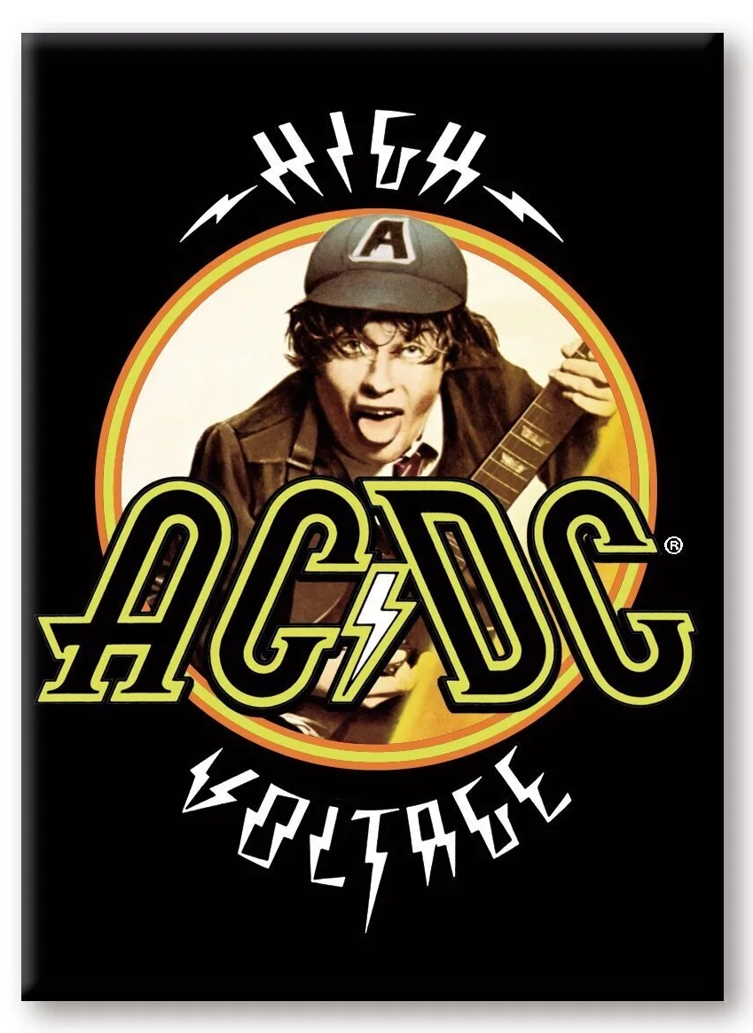 AC/DC - High Voltage - Magnet 6.3x8.9cm