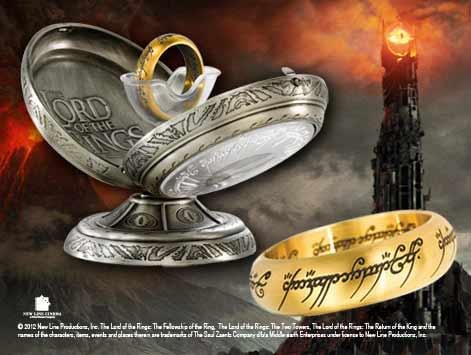 LORD OF THE RINGS - One Ring Stainless Steel - Size US 10 FR 62.4