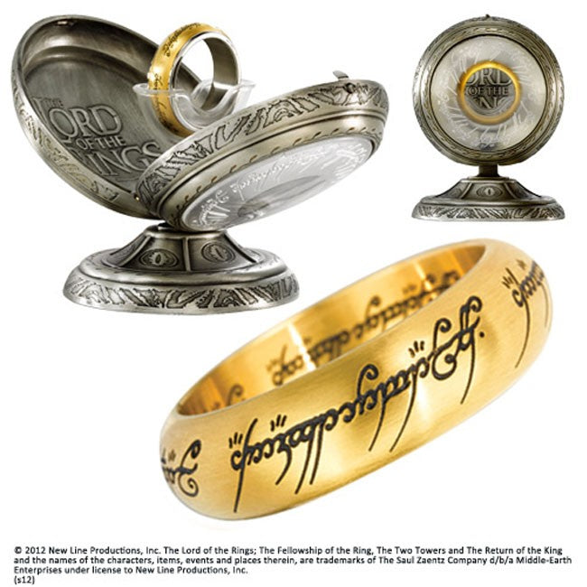 LORD OF THE RINGS - One Ring Stainless Steel - Size US 09 FR 59.9