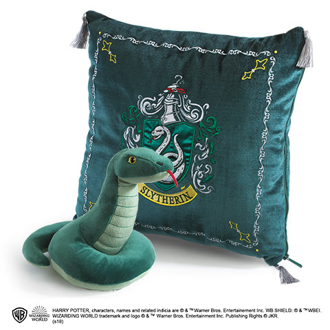 HARRY POTTER - Plush & cushion 34x34 - Slytherin