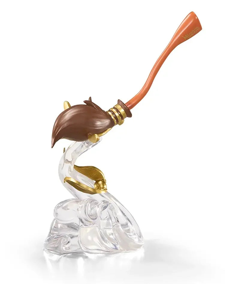 HARRY POTTER - Nimbus 2000 & Golden Snitch - Statue Prop-Ups 14cm
