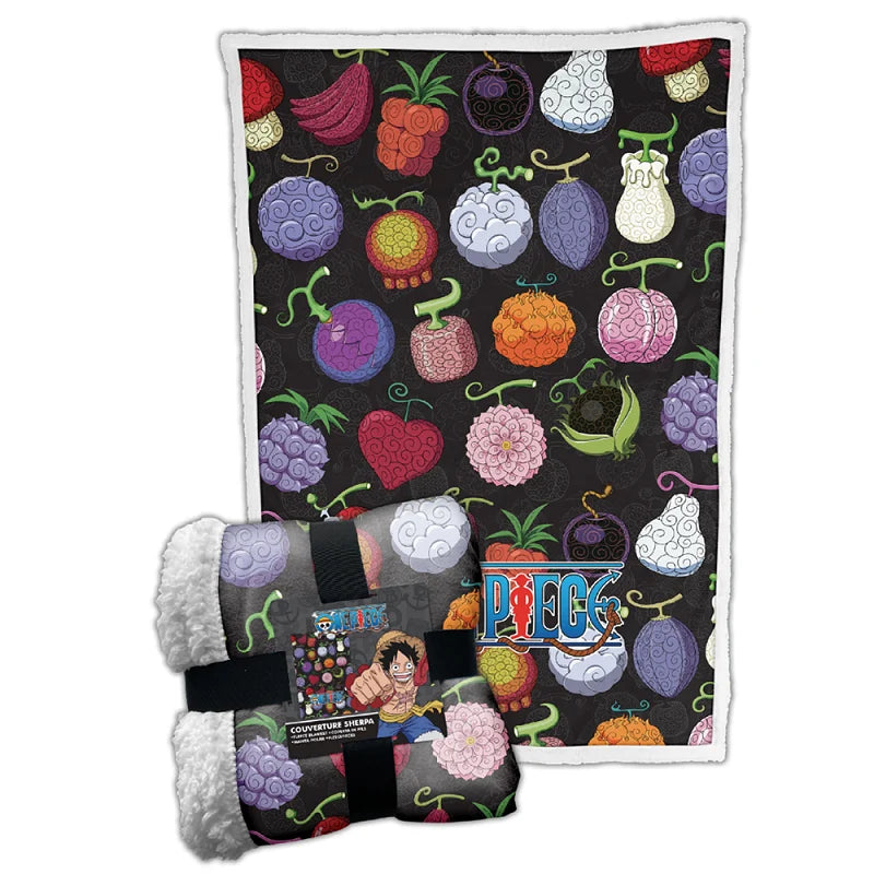 ONE PIECE - Fruits - Premium Sherpa '100X150cm'