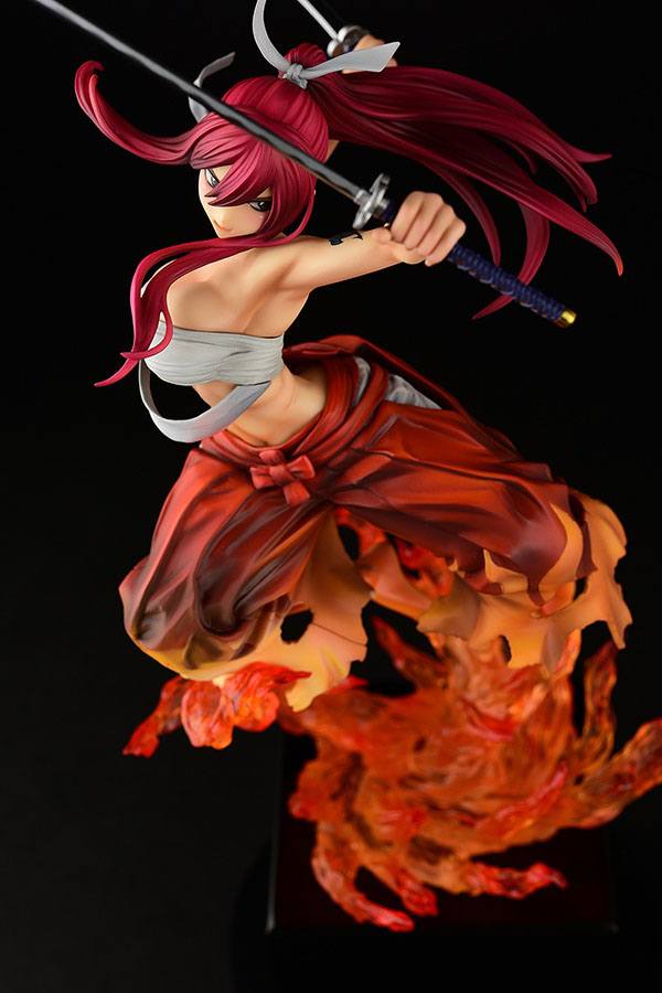 FAIRY TAIL - Erza Scarlet Samurai Ver. Kurenai - Statue OrcaToys 43cm