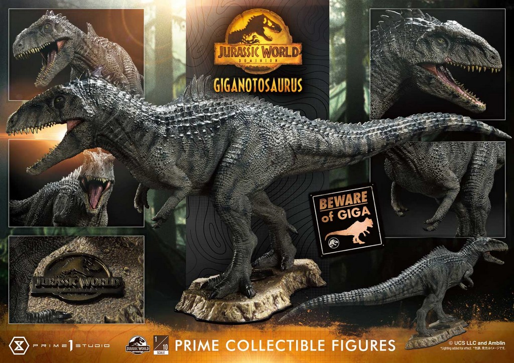 JURASSIC WORLD DOMINION - Giganotosaurus - Statue 48cm