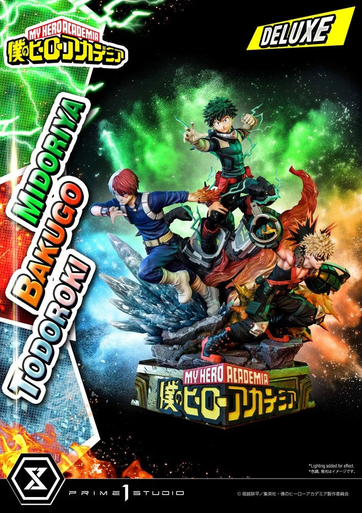 MY HERO ACADEMIA - Midoriya, Bakugo & Todoroki - Statue Deluxe 69cm