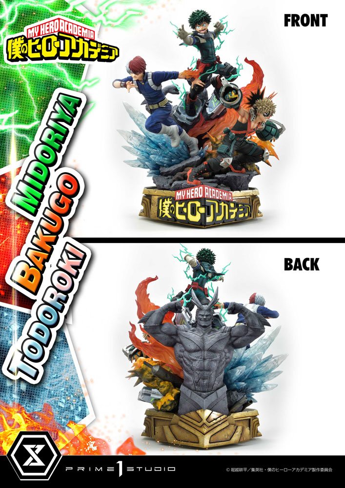 MY HERO ACADEMIA - Midoriya, Bakugo & Todoroki - Statue 69cm