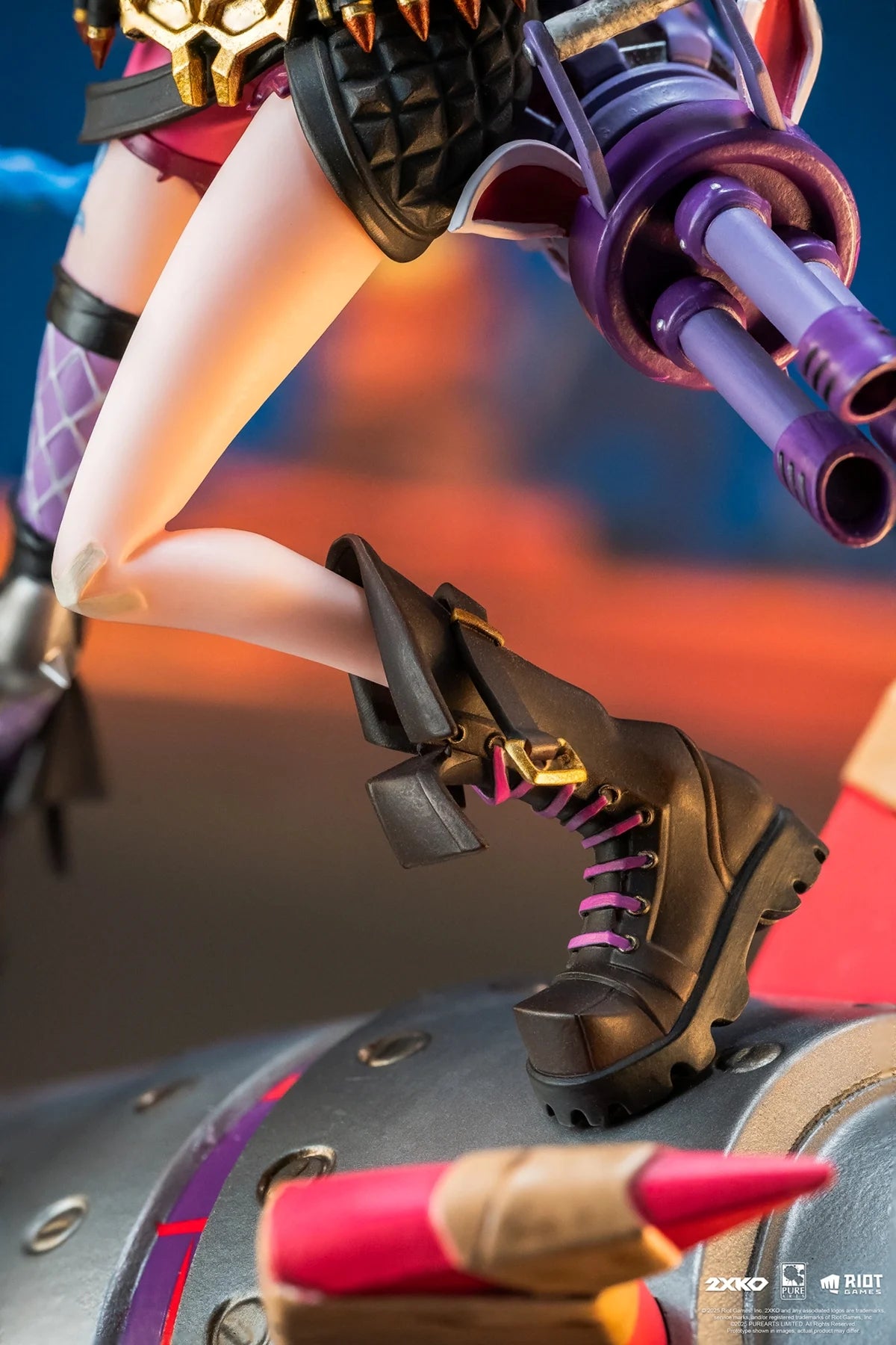 LEAGUE OF LEGENDS - Jinx & Warwick - Statue Diorama 1/10 37cm