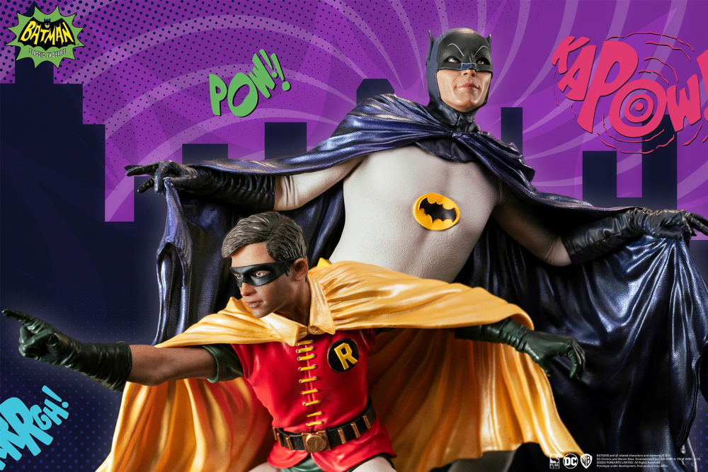 BATMAN - Batman & Robin "1966" - Statue Diorama 1/8 23cm