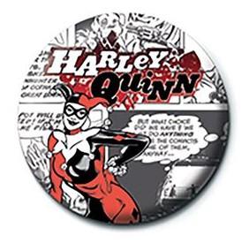DC - Harley Quinn "AKA" - Button Badge 25mm