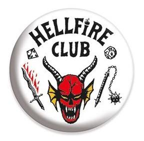 STRANGER THINGS 4 – Hellfire Club – Button-Abzeichen 25 mm