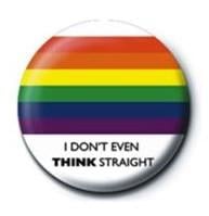 DIVERS - Think Straight - Button Badge 25mm