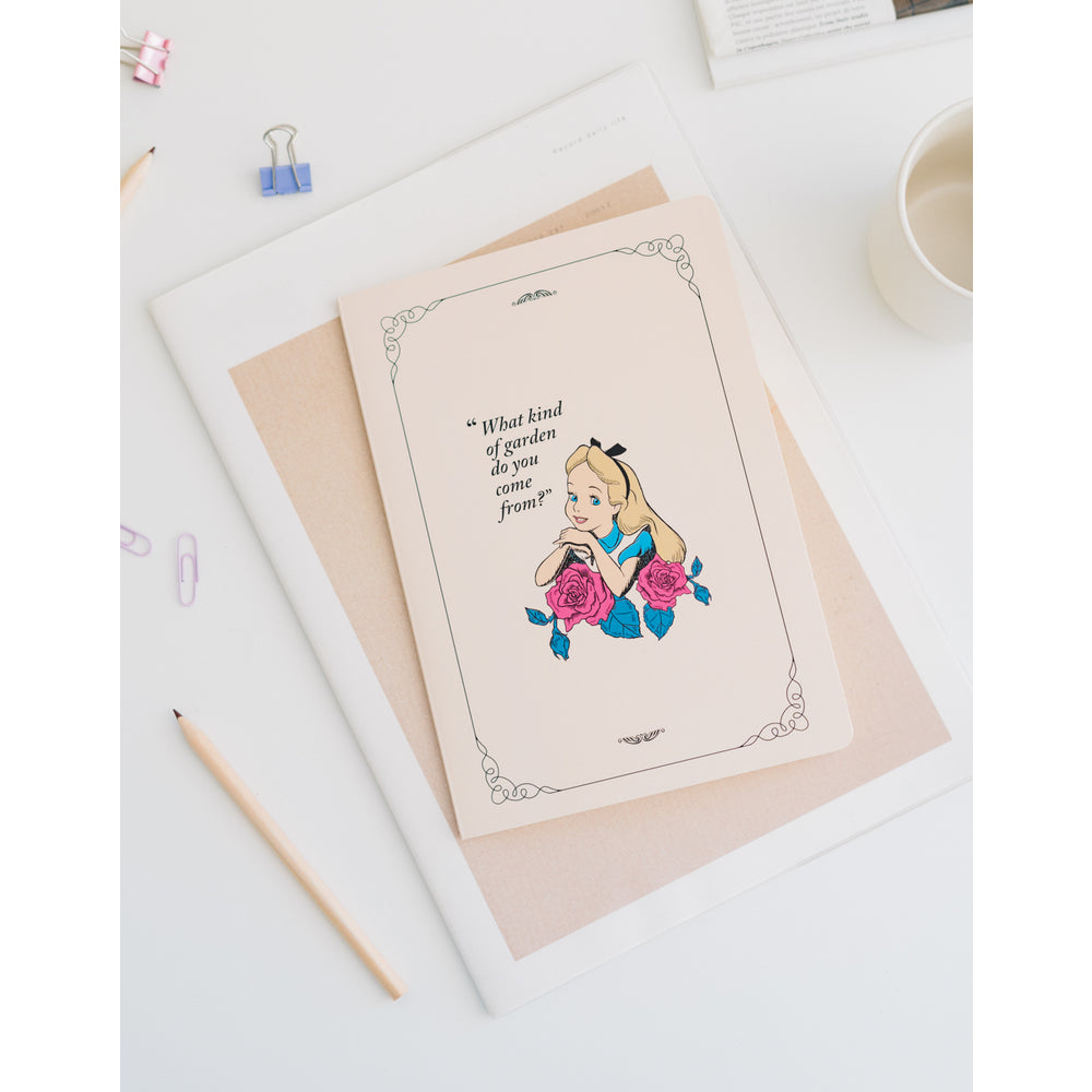 ALICE IN WONDERLAND - 3 Pack of Notebooks - Size A5