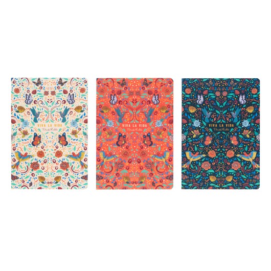 FRIDA KAHLO - 3 Pack of Notebooks - Size A5