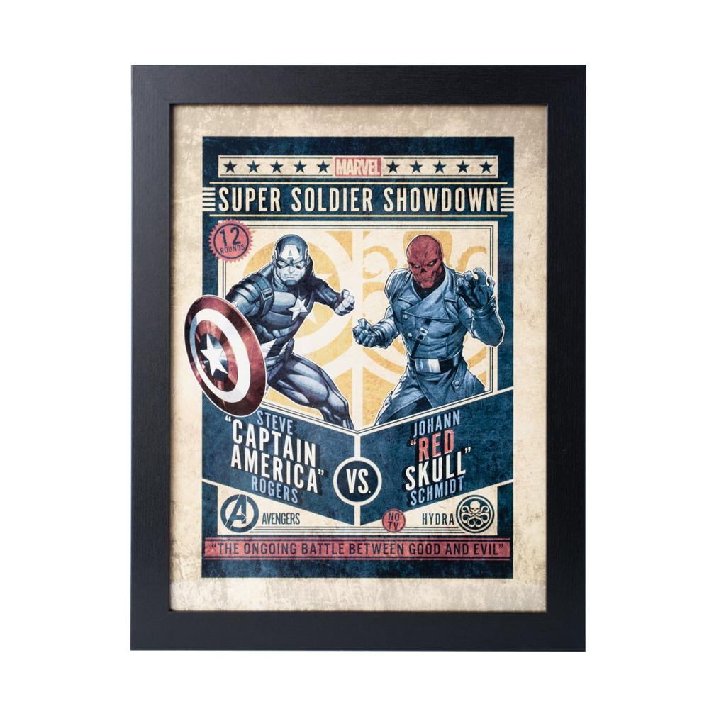 MARVEL - Captain America VS Red Skull - Collector Print