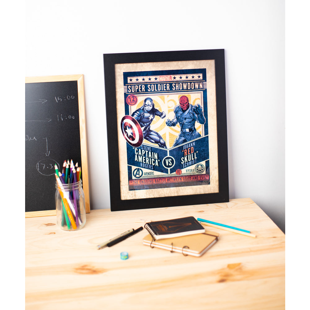 MARVEL – Captain America VS Red Skull – Sammlerdruck