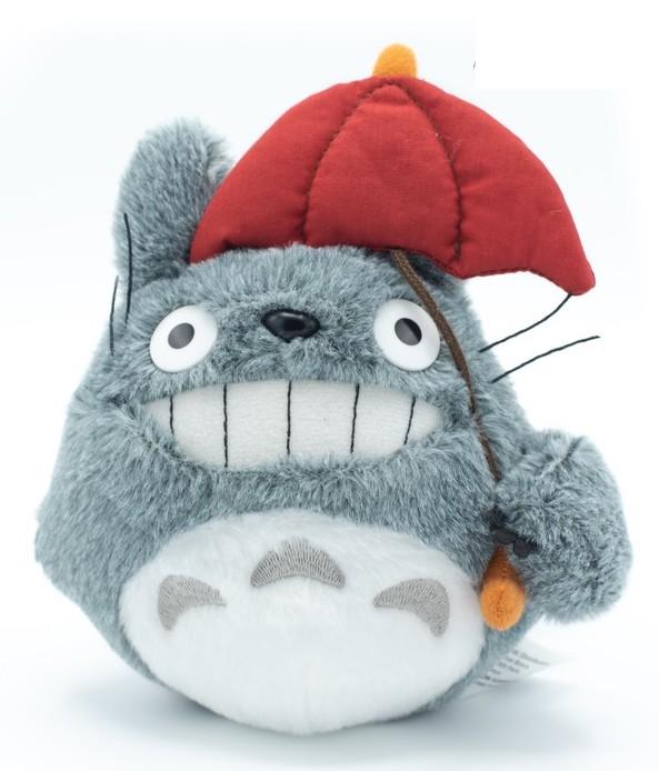 MY NEIGHBOR TOTORO - Totoro Red Umbrella - Plush 15cm