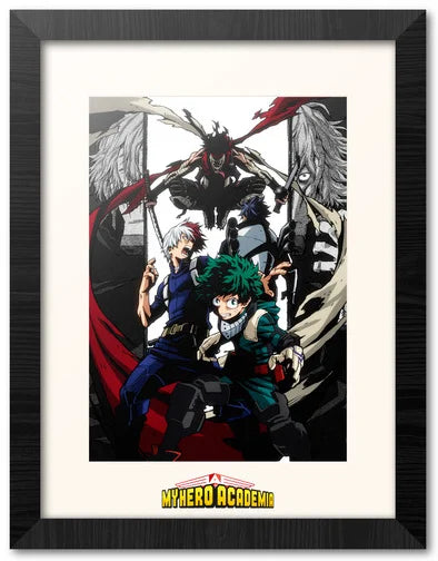 MY HERO ACADEMIA - Helden &amp; Schurken - Sammlerdruck '30x40cm'