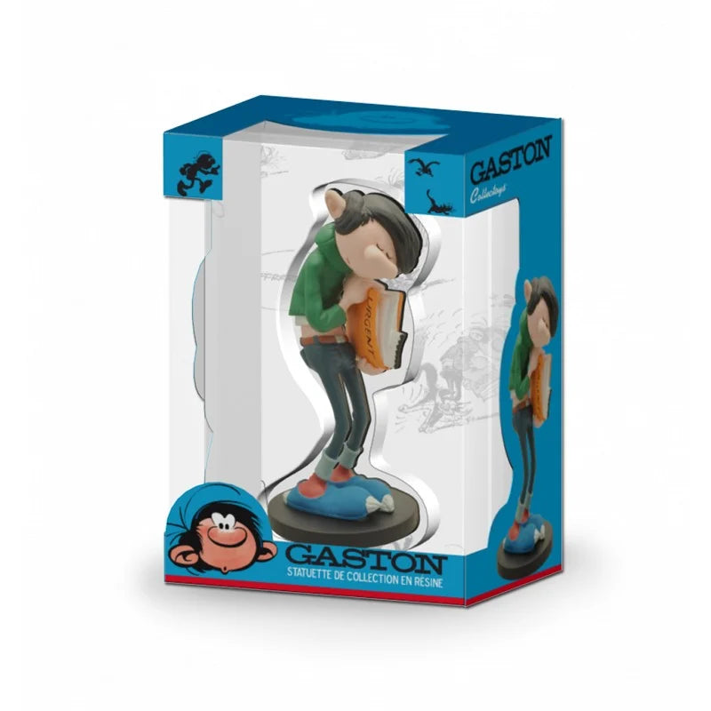 GASTON LAGAFFE - Figurine Resine - Urgent File - 22cm