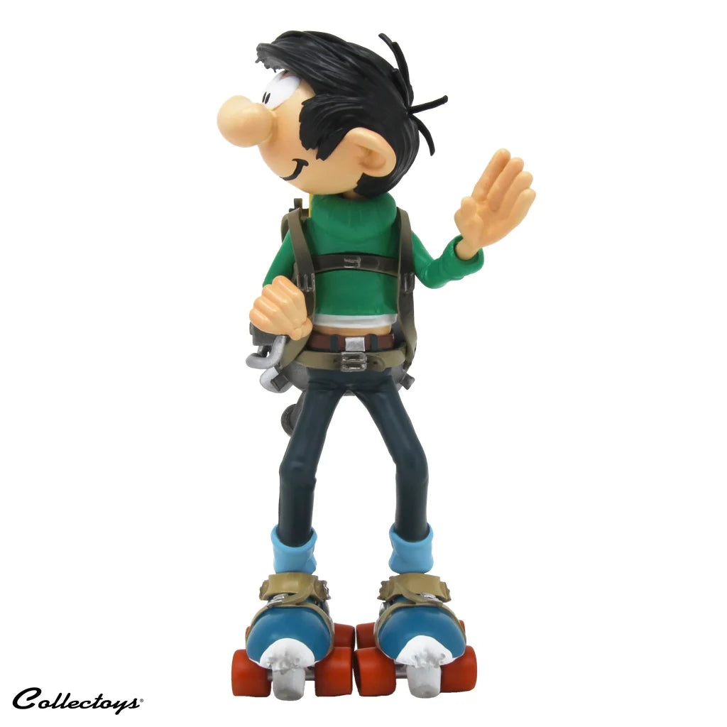 GASTON LAGAFFE - Motor on roller skates - Statue 18cm