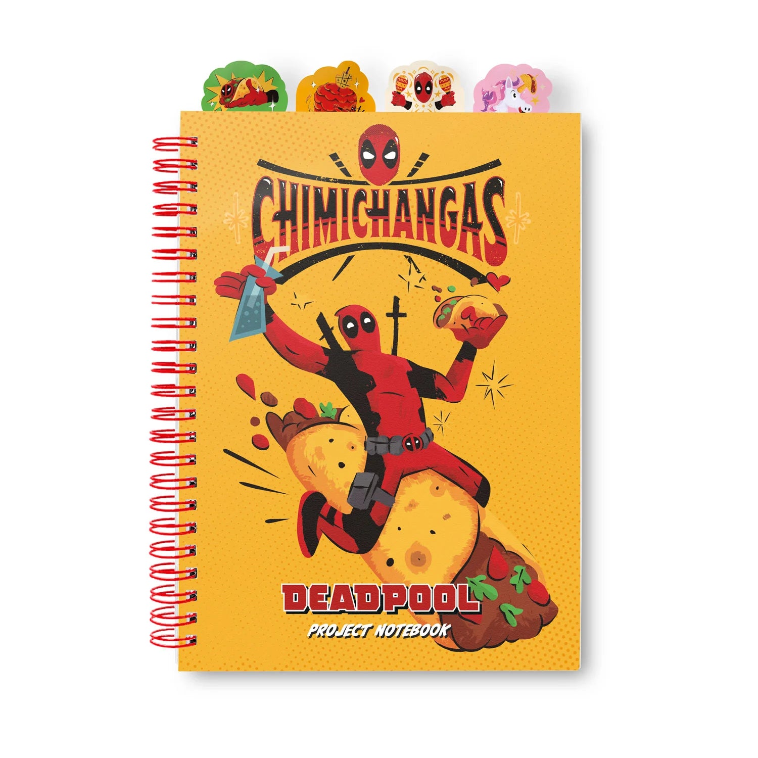 DEADPOOL - Chimichangas - Notebook + Dividers - Size A5