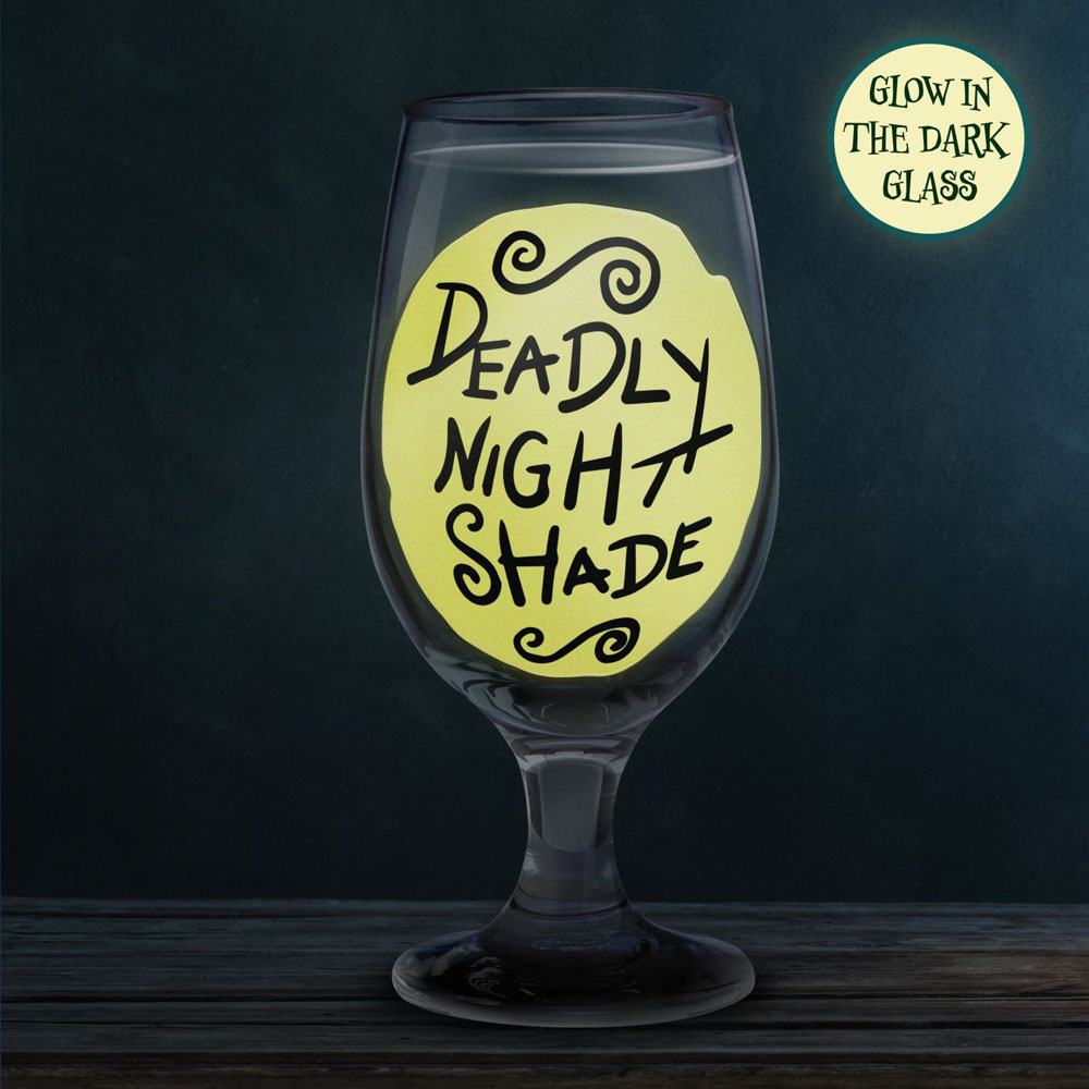 NIGHTMARE BEFORE CHRISTMAS – Deadly Night Shade – Glas GITD 350 ml